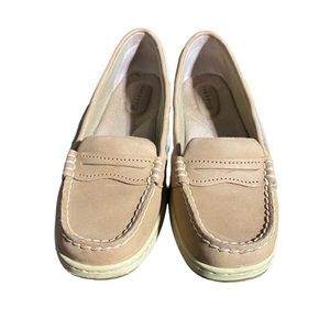 Sperry Shoes‎ Womens 6.5 M Pennyfish Moc Loafer Slip On STS90541 Brown Leather